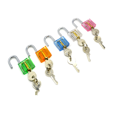 comprare Mini versione colorata di Word Trasparente Confezione di serratura 5pcs fabbricazione online