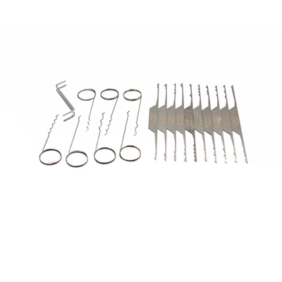comprare Kit di serratura in acciaio inossidabile 18pcs Wave Brush Hook Picks Locksmith Tools Lock Pick Tools fabbricazione online