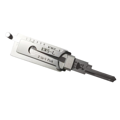 comprare KW5-L Lishi 2 in 1 Lock Pick Tool Serrature residenziali Decodificatore di serrature in acciaio inossidabile fabbricazione online