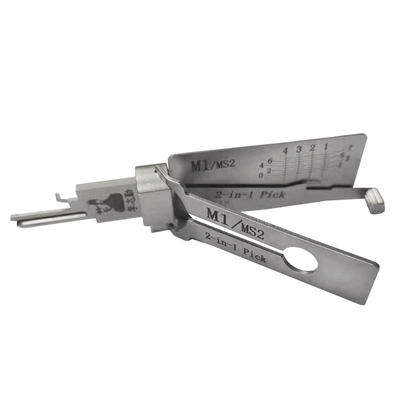 comprare Lishi 2in1 Tool HU66 SC1 SC4 KW1 R52 KW5 AM5 M1/MS2 B111 TE2 Lock Pick Decoder fabbricazione online