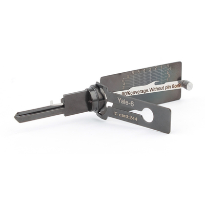 comprare formazione per fabbri di serrature kit di attrezzi Lishi Tools Yale-5 Yale-6 Cisa-5 lock picking 2-IN-1 Pick online manufacture
