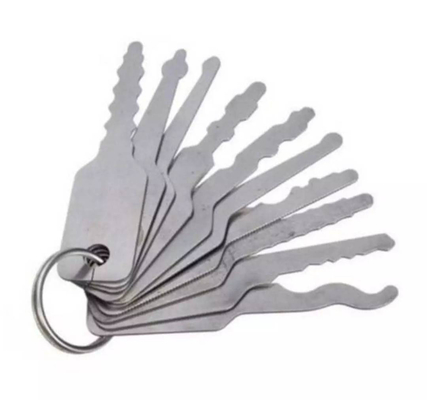 comprare Chiavi di prova universale per fabbro serratura personalizzato serratura pick set strumento serratura picking 10 Entrambi i lati fabbricazione online