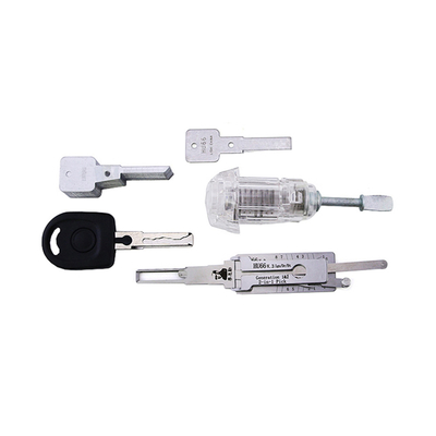 comprare Serratura trasparente per auto per VW HU66 2 in 1 Serrature Lishi Door Lock Pick fabbricazione online