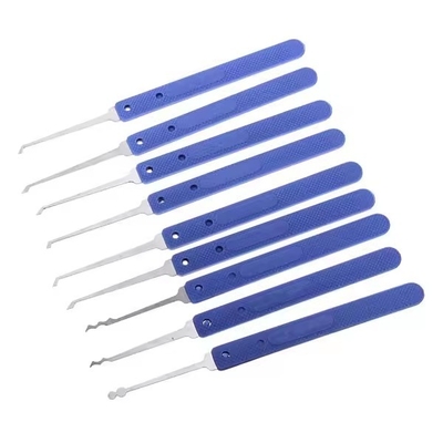 comprare Blocco Klom blu 18 pezzi di acciaio inossidabile Blocco Set di acciaio Blocco Apri serratura Serramaniere forniture di blocchi fabbricazione online