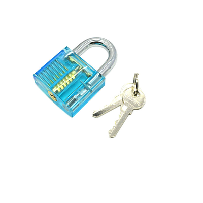 comprare Serratura trasparente Blu chiaro Uno carattere Serratura di pratica Serrature trasparenti Strumenti di fabbro fabbricazione online