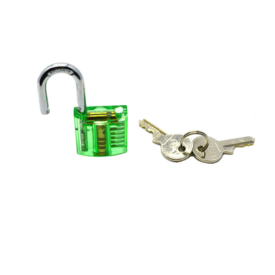 comprare Serratura trasparente versione mini Serratura verde per attrezzi da fabbro fabbricazione online
