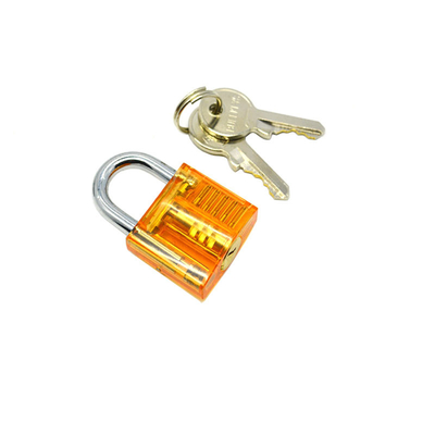 comprare Mini-versione trasparente giallo pratico serratura attrezzi per fabbri fabbricazione online