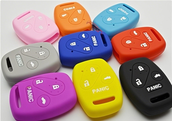 comprare Cassa in silicone 4 pulsanti telecomando auto per per chiavi auto Honda (colore opzionale) fabbricazione online