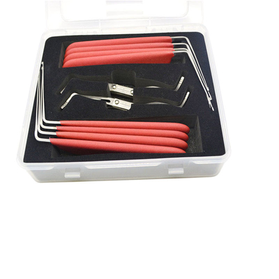 10pcs set Maniglia antiscivolo L modello strumento di sblocco attrezzi da fabbro di alta qualità